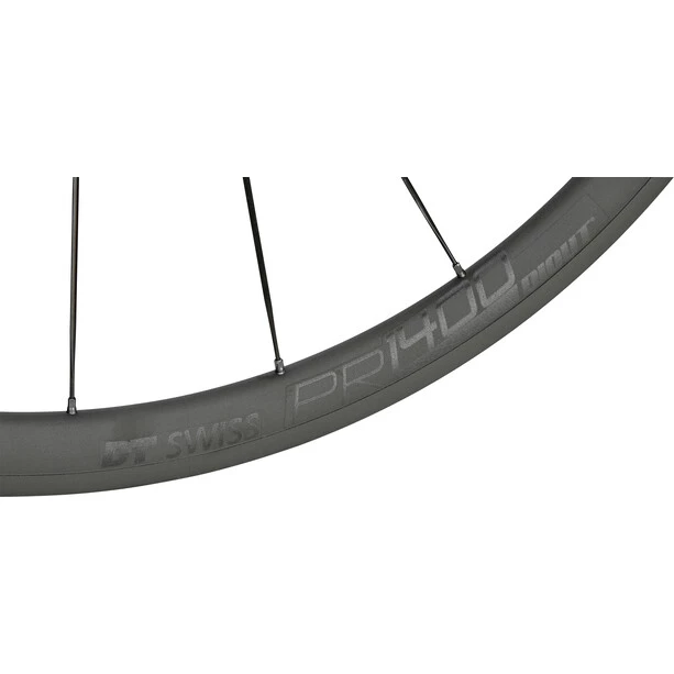 Dt-swiss Roues Vélo De Route PR 1400 Dicut 32 Oxic Roue Avant 28" Alu 100/5mm QR, Noir 3 Dt-swiss Roues Vélo De Route PR 1400 Dicut 32 Oxic Roue Avant 28" Alu 100/5mm QR, Noir – Image 3