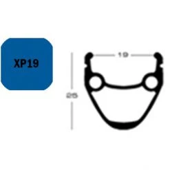 Exal Jantes XP 19 Jante 28", Noir -Promos Roues Boutique exal xp 19 rim 28 black 4