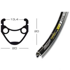 Exal Roues Vélo De Ville & Trekking XR-1 Roue Avant 13-622 Tiagra QR, Noir -Promos Roues Boutique exal xr 1 vorderrad 13 622 tiagra qr schwarz 5