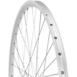 Exal Roues Vélo De Ville & Trekking ZX19 Roue Avant 28'' Dynamo De Moyeu Shimano Centerlock QR, Argent