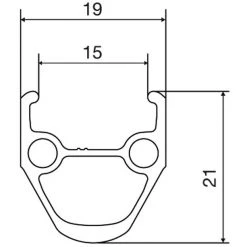Mavic Jantes CXP Elite Jante, Noir