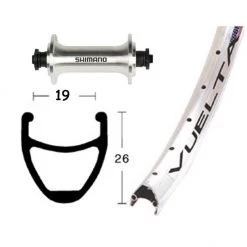 Rodi Roues Vélo De Ville & Trekking Airline 1 Roue Avant 28x1.75" QR TX500, Argent -Promos Roues Boutique rodi airline 1 front wheel 28x175 qr tx500 silver 5