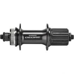 Shimano Moyeux Deore FH-M6000 Moyeu Arrière 8/9/10 Vitesses, Gris/noir
