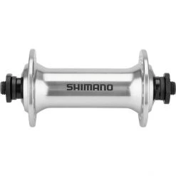 Shimano Moyeux Road HB-RS400 Moyeu De Roue Avant Pour Frein Sur Jante à Attache Rapide 100mm, Argent/noir