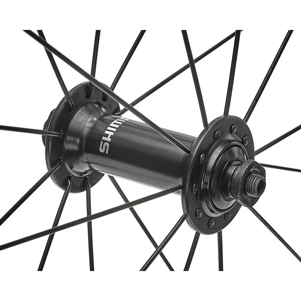 Shimano Roues Vélo De Route Road WH-RS100-CL Kit De Roues Attache Rapide 100mm/attache Rapide 130mm, Noir 1 Shimano Roues Vélo De Route Road WH-RS100-CL Kit De Roues Attache Rapide 100mm/attache Rapide 130mm, Noir