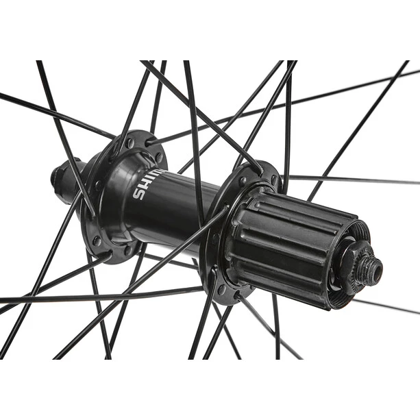 Shimano Roues Vélo De Route Road WH-RS100-CL Kit De Roues Attache Rapide 100mm/attache Rapide 130mm, Noir 2 Shimano Roues Vélo De Route Road WH-RS100-CL Kit De Roues Attache Rapide 100mm/attache Rapide 130mm, Noir – Image 2